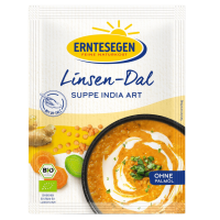 Erntesegen Bio Linsen-Dal Suppe India Art Erntesegen Bio Linsen-Dal Suppe India Art