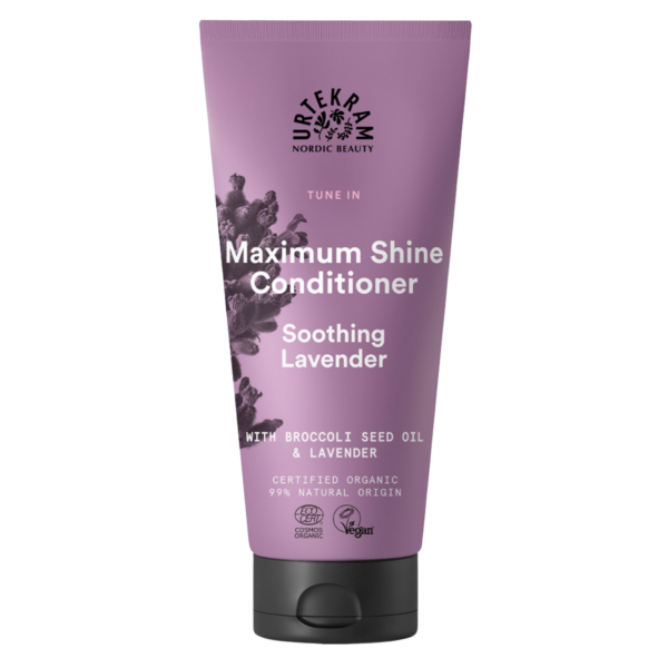 Urtekram Soothing Lavender Maximum Shine Conditioner, 180 ml