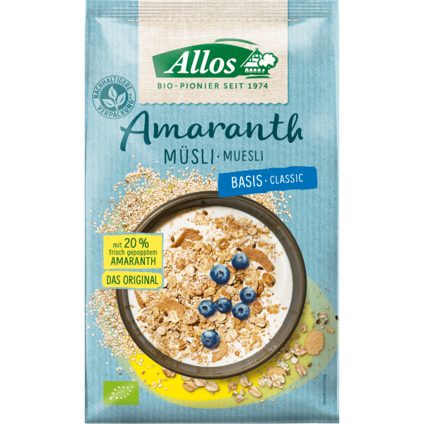 Allos Bio Amaranth Basis Müsli