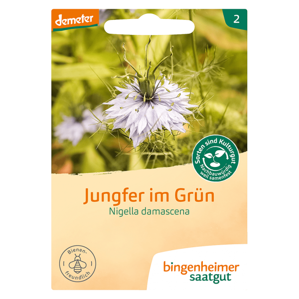 Bingenheimer Saatgut Bio Jungfer im Grün