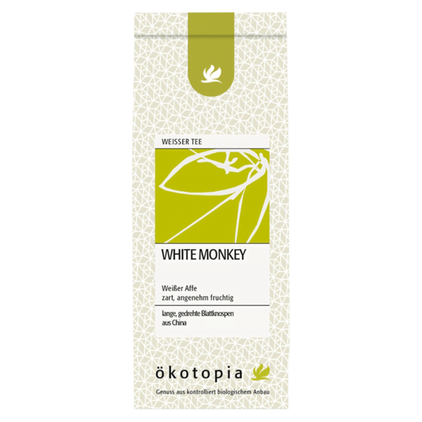 Ökotopia Bio White Monkey Weisser Tee