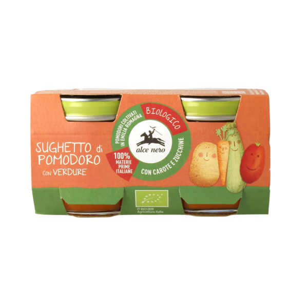 Alce Nero Bio Tomatensauce mit Gemüse, 160g