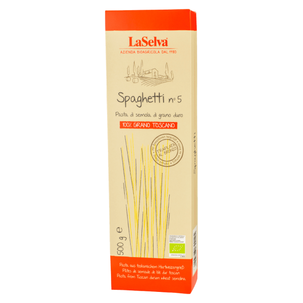 LaSelva Bio Spaghetti n° 5 - Teigwaren aus Hartweizengrieß