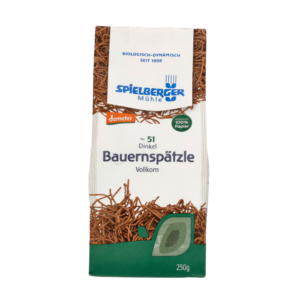 Spielberger Bio Dinkel Vollkorn Bauernspätzle