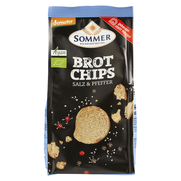 Sommer Bio Brot Chips Salz & Pfeffer