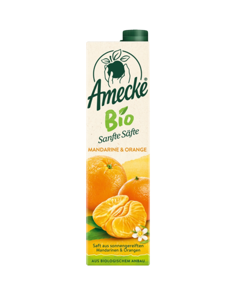 Amecke Bio Mandarine &amp; Orange säurearm, 1 l