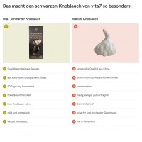 vita7 Bio Schwarzer Knoblauch, geschält, 80g vita7 Bio Schwarzer Knoblauch, geschält, 80g