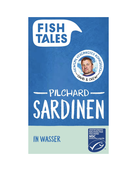 Fish Tales Sardinen im Wasser, 120 g Dose