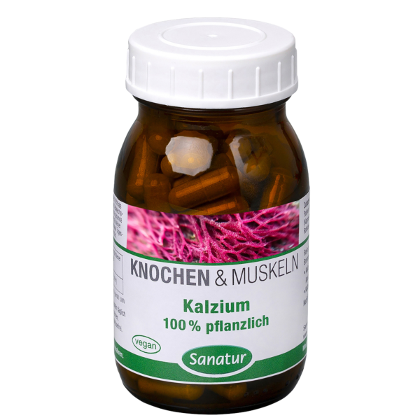 Sanatur Kalzium 100% pflanzlich Kapseln