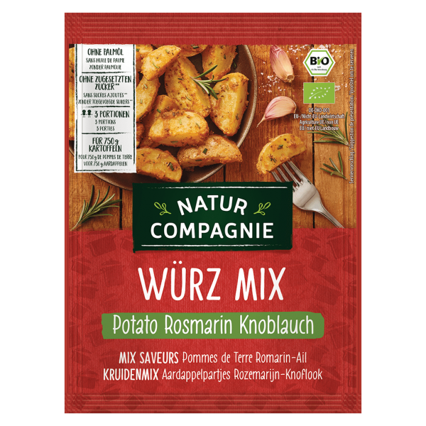 Natur Compagnie Bio Würz Mix Potato Fix Rosmarin Knoblauch