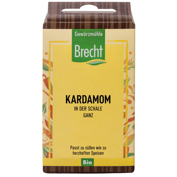 Gewürzmühle Brecht Bio Kardamom ganz, 30g