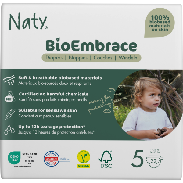 Naty  Ökowindel (11-25kg), Größe 5