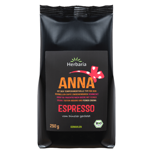 Herbaria Bio Espresso Anna gemahlen, 250g