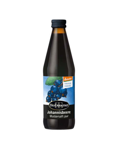 BioGourmet Bio Schwarze Johannisbeere Muttersaft, 500ml