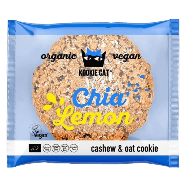 Kookie Cat Bio Chia-Zitronen Cookie