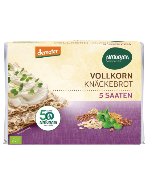 Naturata Vollkorn Knäckebrot 5 Saaten