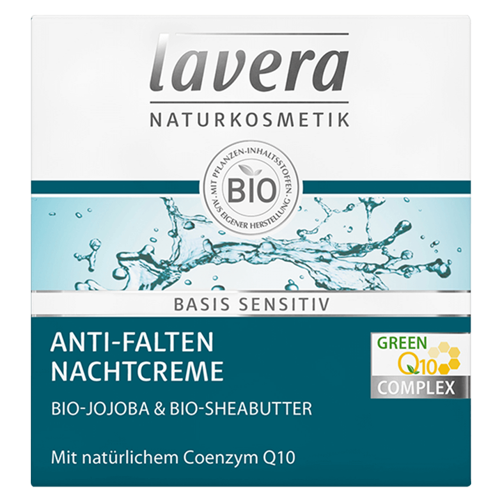 basis sensitiv Anti-Falten Nachtcreme Q10, 50 ml Tiegel ...