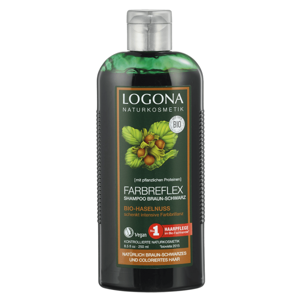 Logona Farbshampoo Braun-Schwarz, 250ml