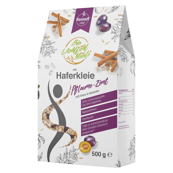 Renner Vital Bio Wohlfühl Müsli Pflaume-Zimt