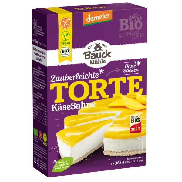 Bauckhof  Bio Käse Sahne Torte, glutenfrei