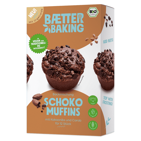 baetter Bio Backmischung Schoko Muffins