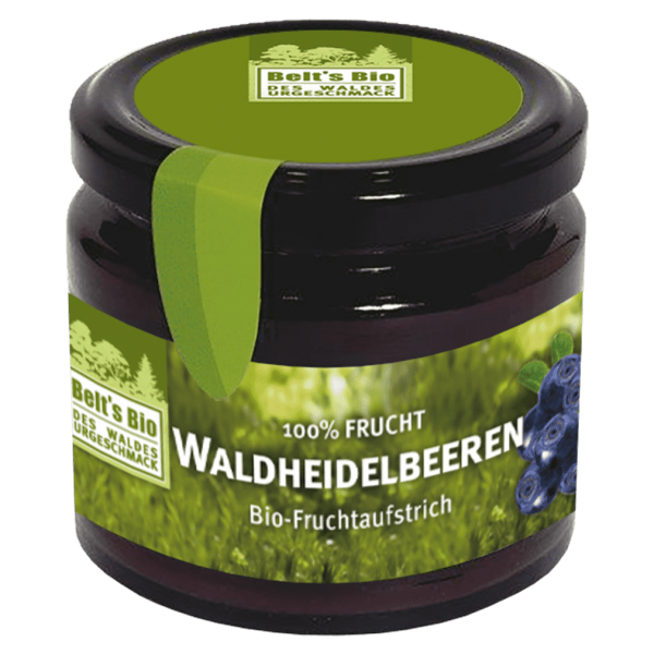 Belt's Bioprodukte Bio Fruchtaufstrich Waldheidelbeeren