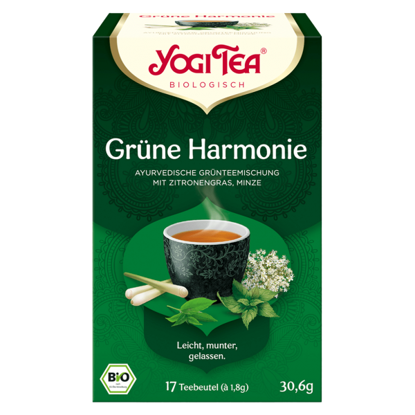 Yogi Tea Bio Kräutertee Grüne Harmonie