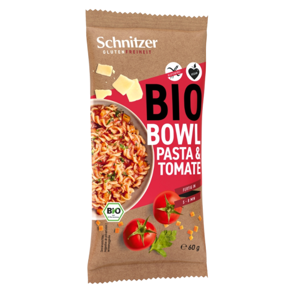 Schnitzer Bio Bowl Pasta & Tomate