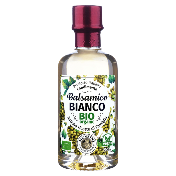 Mussini Bio Balsamico Bianco Condimento MHD 31.12.2023