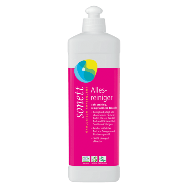 Sonett Allesreiniger pflanzlich mit Orangenöl, 500 ml