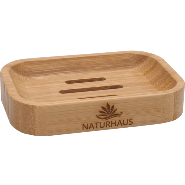 NaturGut Bambus Seifenschale mit Ablauf