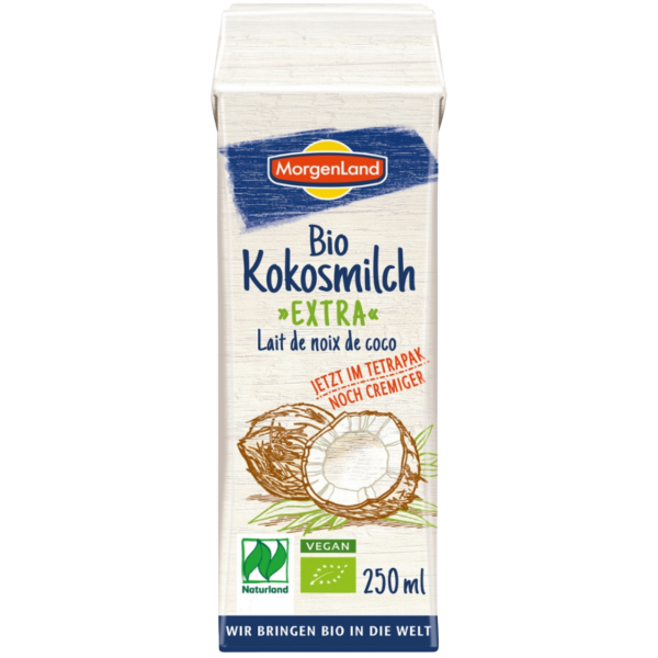 MorgenLand Bio Kokosmilch, 250 ml