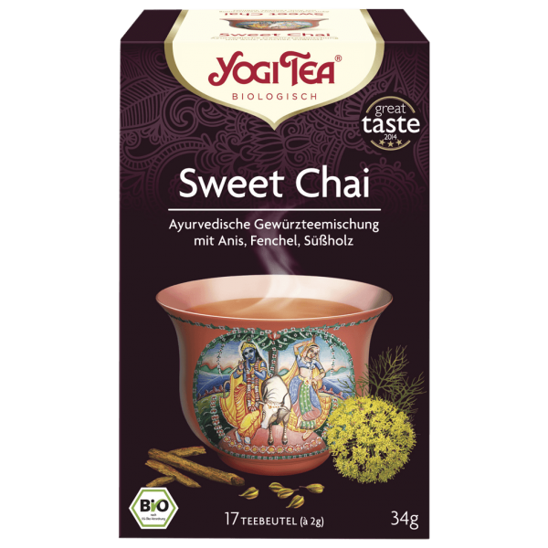 Yogi Tea Bio Sweet Chai, 17Btl