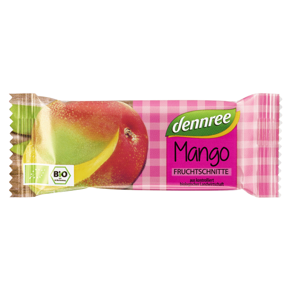 dennree Bio Fruchtschnitte Mango