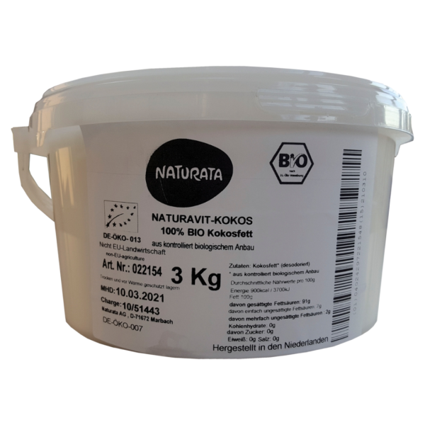 Naturata NATURAVIT, 100 % Kokosfett
