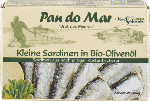 Pan do Mar Kleine Sardinen, in Bio-Olivenöl extra nativ