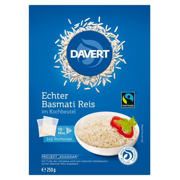 Davert Bio Basmati Reis Kochbeutel