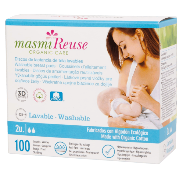 Masmi Organic Care Bio Stilleinlagen waschbar