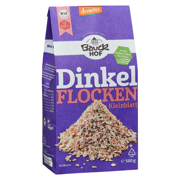 Bauckhof Bio Dinkel Flocken Kleinblatt