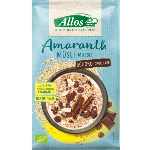 Allos Bio Amaranth Schoko Müsli, 375g