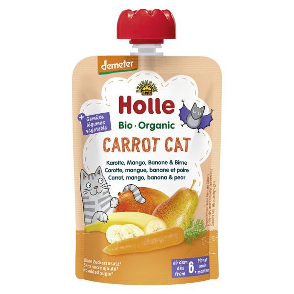 Holle Bio Carrot Cat, Karotte Mango Banane