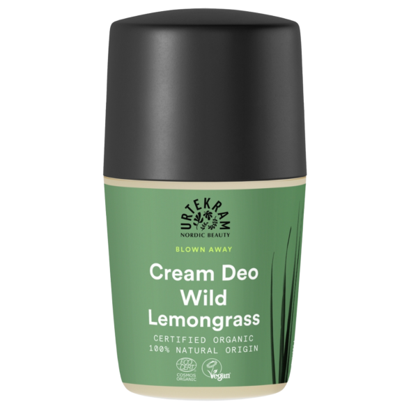 Urtekram Lemongrass Creme Deo Roll-On, 50ml