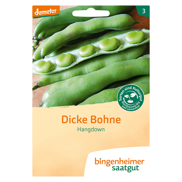 Bingenheimer Saatgut Bio Dicke Bohne, Hangdown
