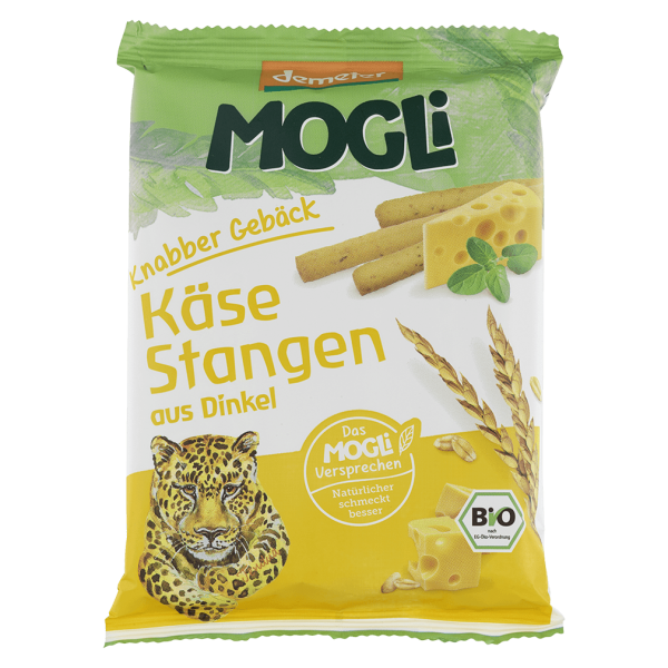 MOGLi Bio Käse Stangen aus Dinkel MHD 09.01.2024