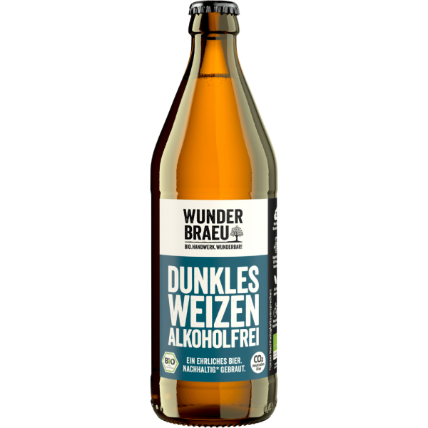 Wunderbräu Bio Dunkles Weizen alkoholfrei