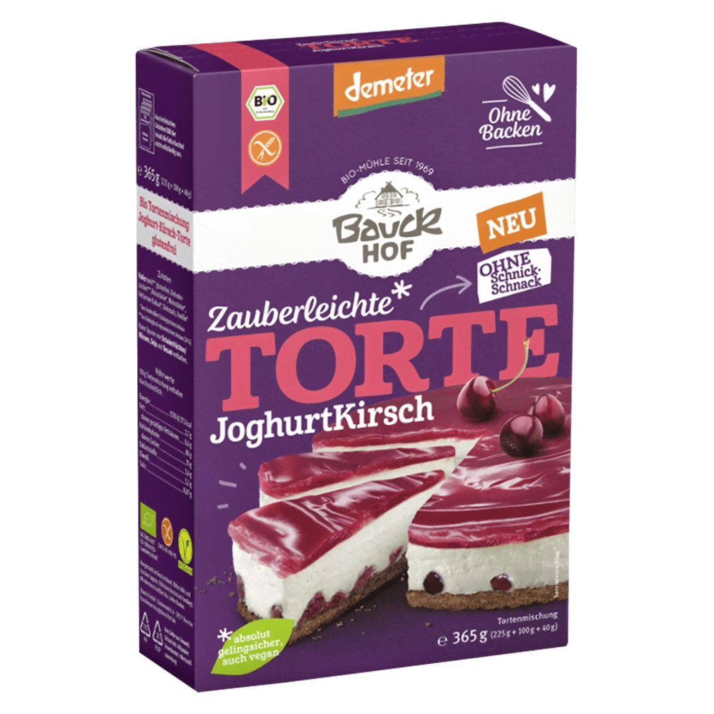 Bio Joghurt Kirsch Torte von Bauckhof bei greenist.de