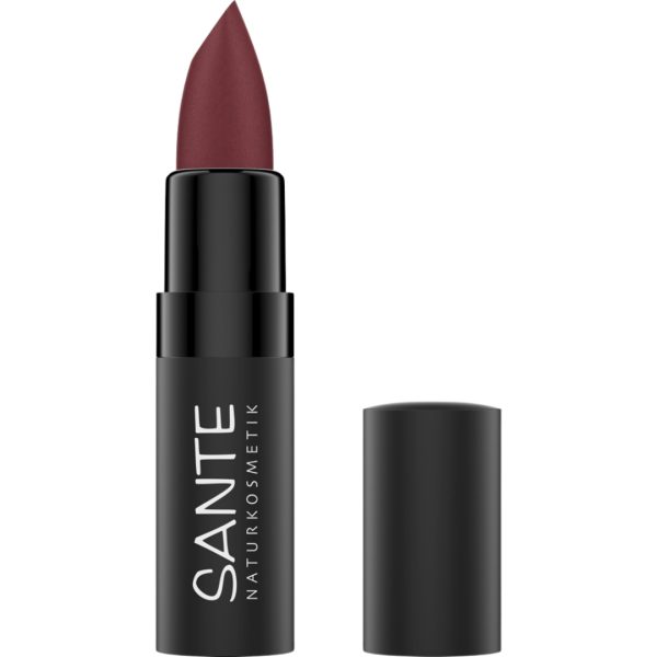 Sante Naturkosmetik Matte Lipstick 08 Vibrant Plum
