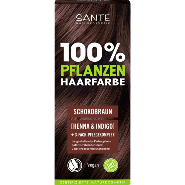 Sante Naturkosmetik Pflanzenhaarfarbe Schokobraun