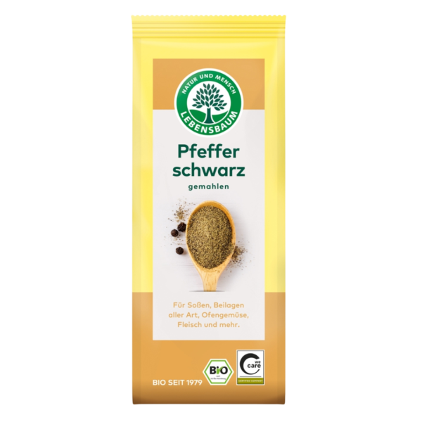 Lebensbaum Bio Pfeffer schwarz, gemahlen
