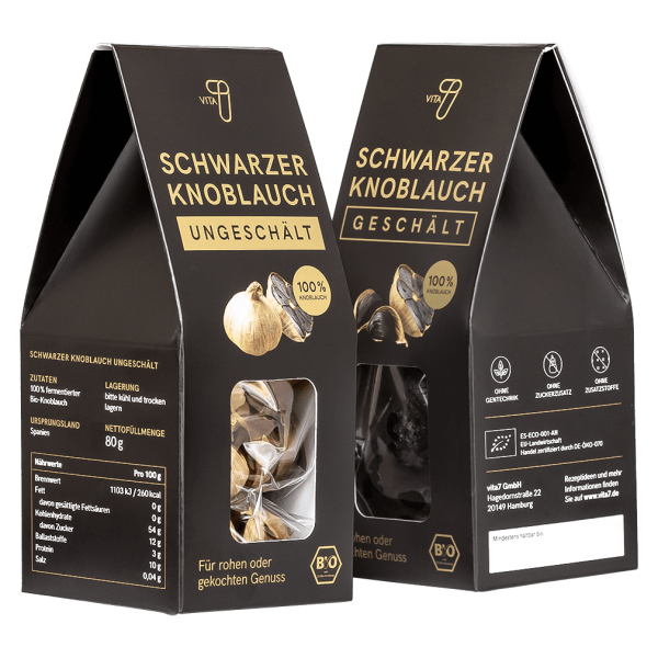Bio Schwarzer Knoblauch, geschält, 80g